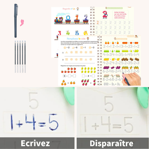 Cahier Magique Réutilisable Enfant