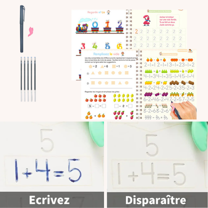 Cahier Magique Réutilisable Enfant