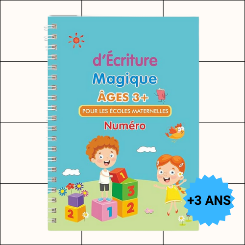Cahier Magique Réutilisable Enfant