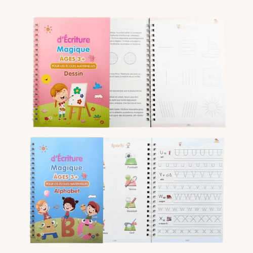 Cahier Magique Réutilisable Enfant